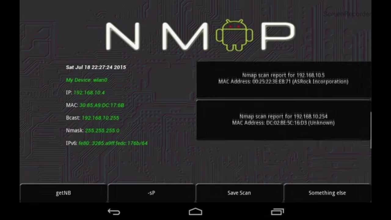 nmap Android Hacking Tools